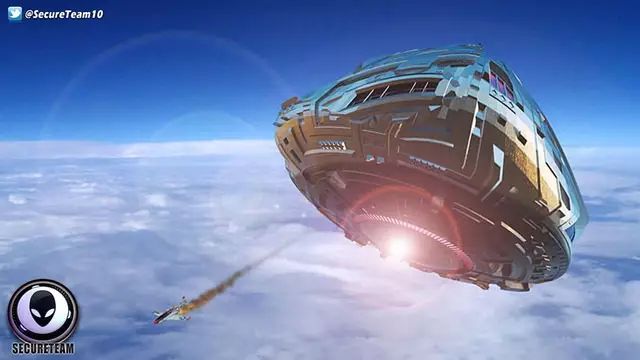 UFO 飛走后留下地球沒有的『外星物體』！