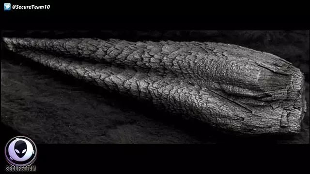 UFO 飛走后留下地球沒有的『外星物體』！